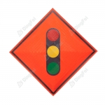 Roll Up Sign & Stand - Traffic Lights Roll Up Sign