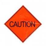 Roll Up Sign & Stand - Caution Roll Up Sign