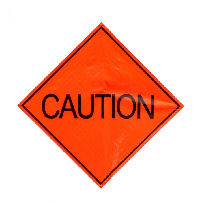 Caution Roll Up Sign - 