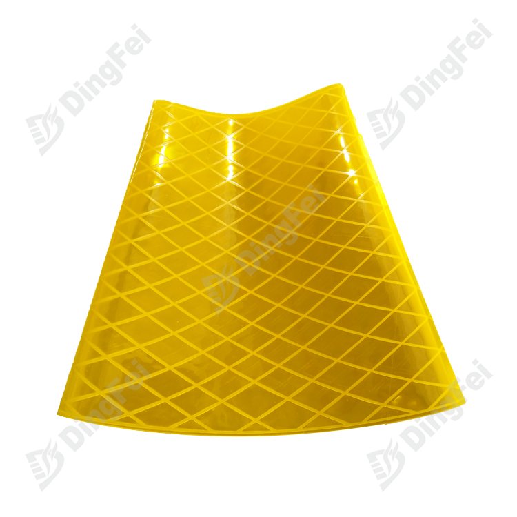 Manufacturer Customized High Visibility Waterproof PVC Reflective Traffic Cone Sleeve collar For Road Safety - 