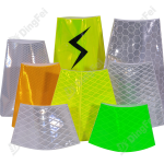 Traffic Cone Collars - Manufacturer Customized High Visibility Waterproof PVC Reflective Traffic Cone Sleeve collar For Road Safety