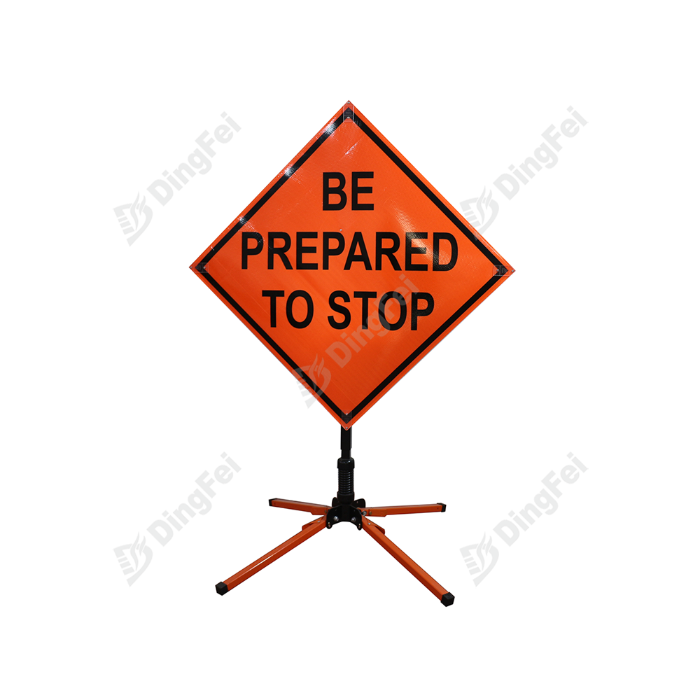 Traffic Reflective Roll up Sign With Stand - 