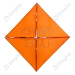 Roll Up Sign & Stand - Uneven Lanes Road Work Area Reflective Roll Up Message Signs