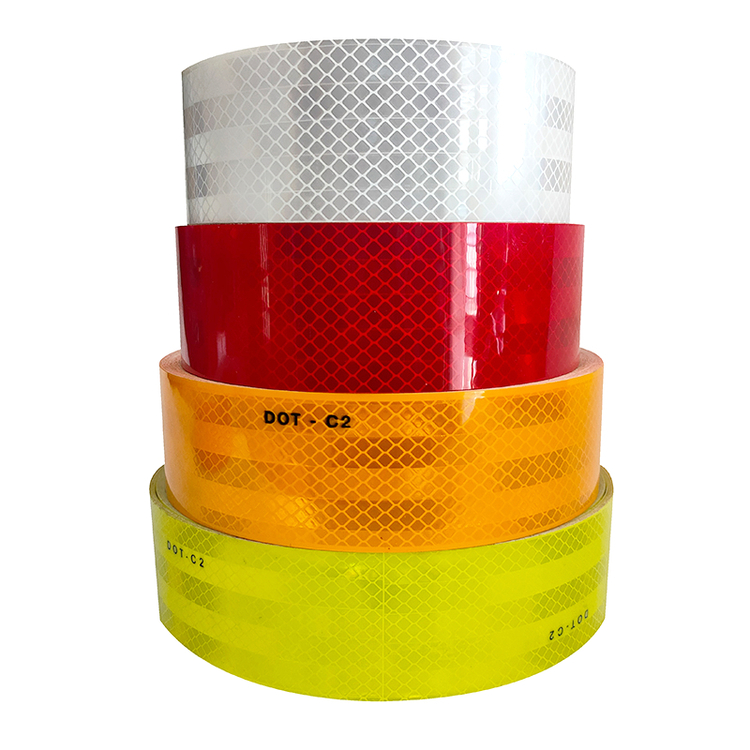 Prismatic reflective film, PVC cone sleeve, Reflective tape, Reflective  stickers, Tail lift flag